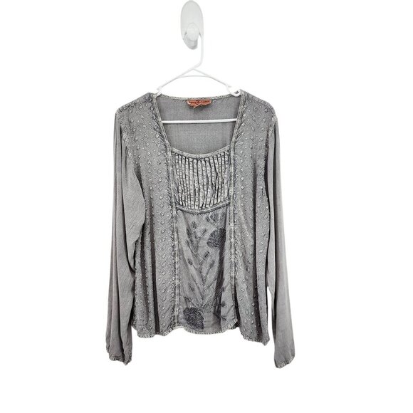 Agan Traders Women's Renaissance Embroidered Top Bohemian Festival- L - Picture 1 of 7